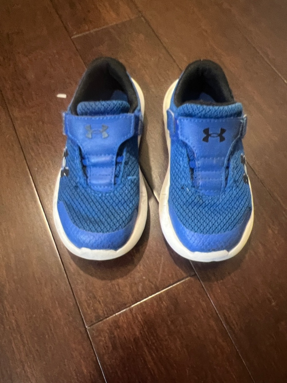 Under Armour Kids Blue Mesh Slip-On Sneakers
